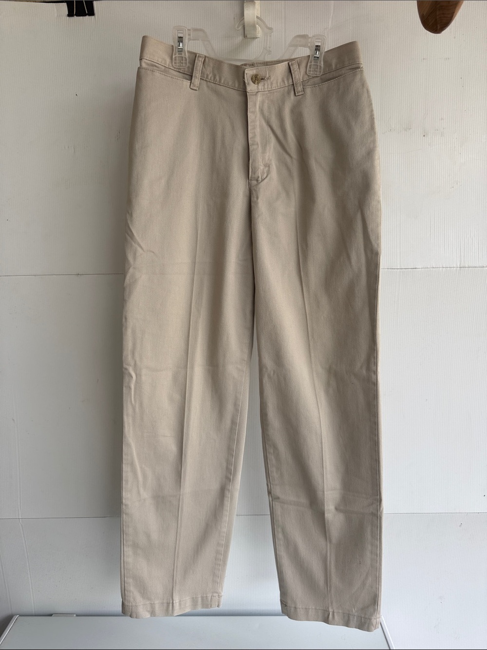 LEE RIDERS STRETCH TROUSERS SIZE 6P  6 PETITE TAN KHAKI BEIGE PANTS